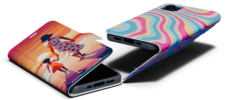 Fundas cartera con impresión total